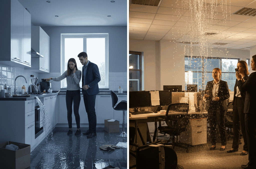 What Homeowners and Businesses Need to Know When Water Damage Strikes Unexpectedly